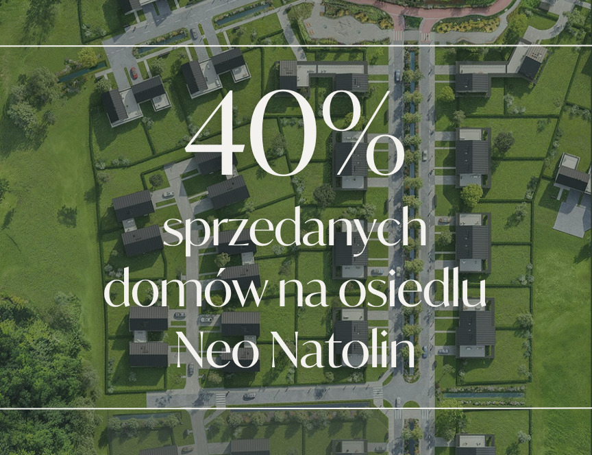 Sprzedaż nabiera tempa – niemal połowa nowych domów już znalazła właścicieli